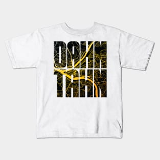 Dahn Tahn Pittsburgh City Map Kids T-Shirt